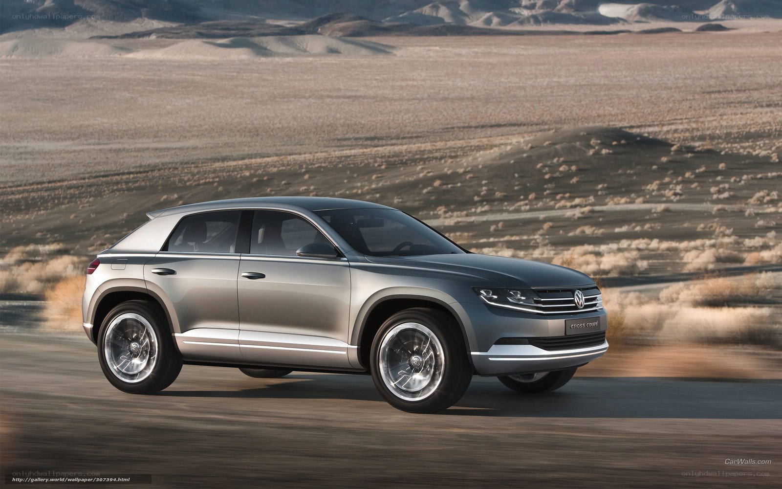 Volkswagen Cross Coupe in desert