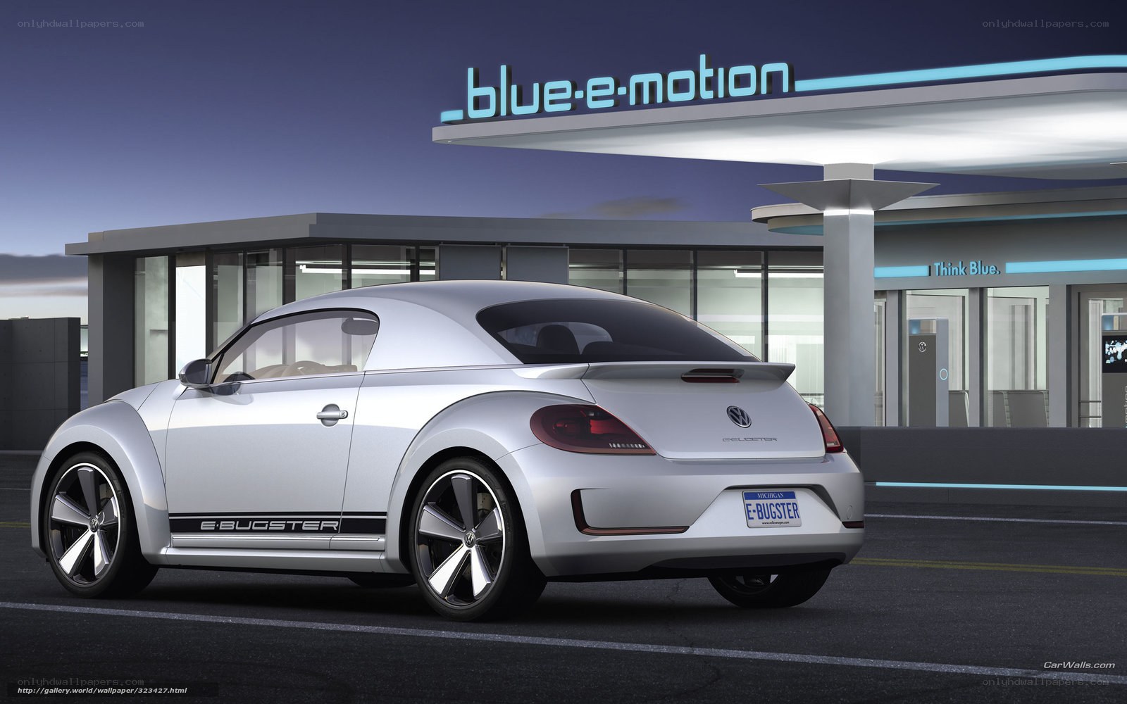 Volkswagen E-Bugster at blue-e-motion station