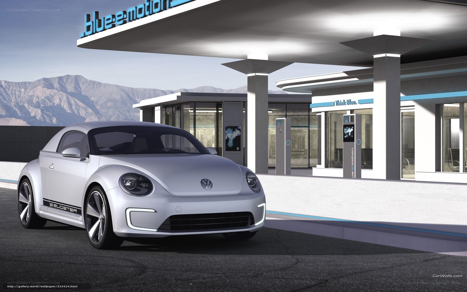 Volkswagen e-Bugster at charging station