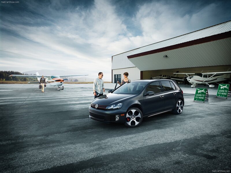 Volkswagen Golf GTI at airfield