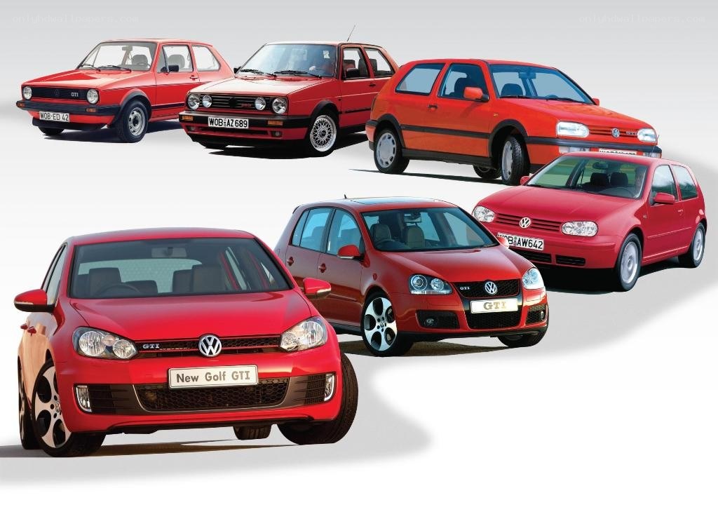 Volkswagen Golf GTI generations
