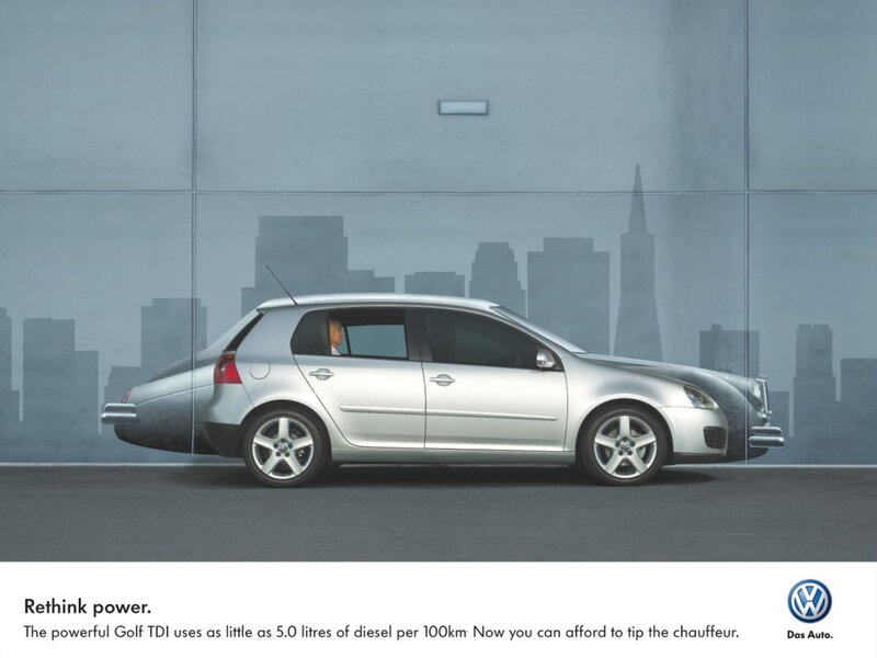 Volkswagen Golf TDI ad