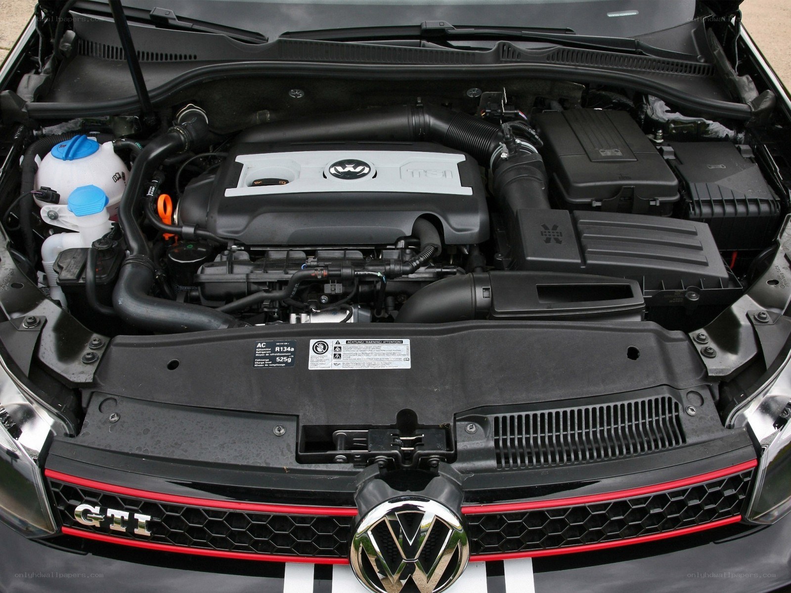 Volkswagen GTI engine bay