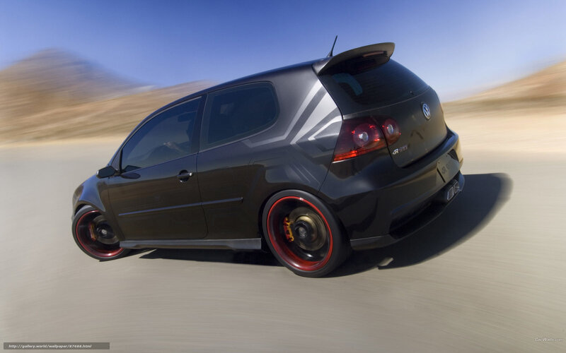 Volkswagen GTI in motion