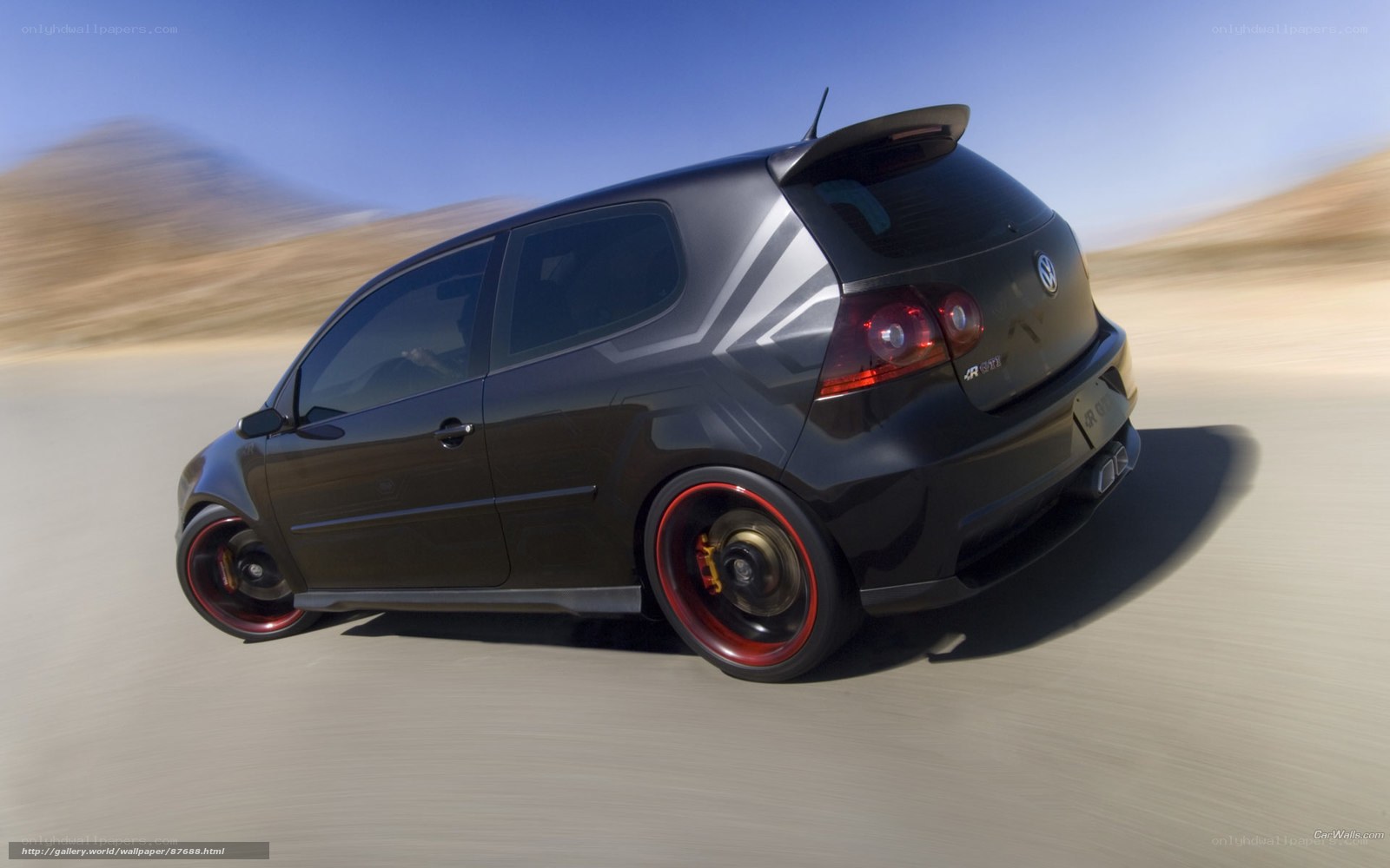 Volkswagen GTI in motion
