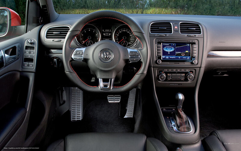 Volkswagen GTI interior dashboard