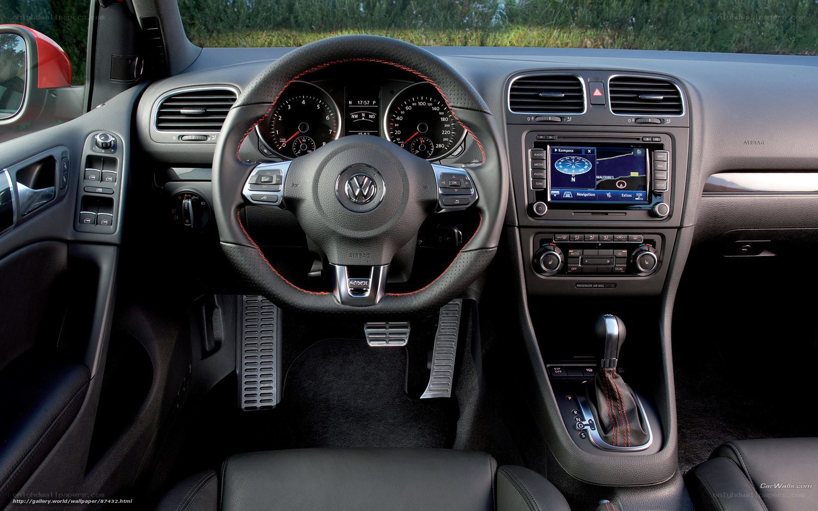 Volkswagen GTI interior dashboard