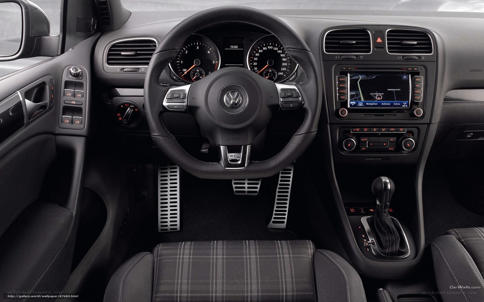 Volkswagen GTI interior dashboard