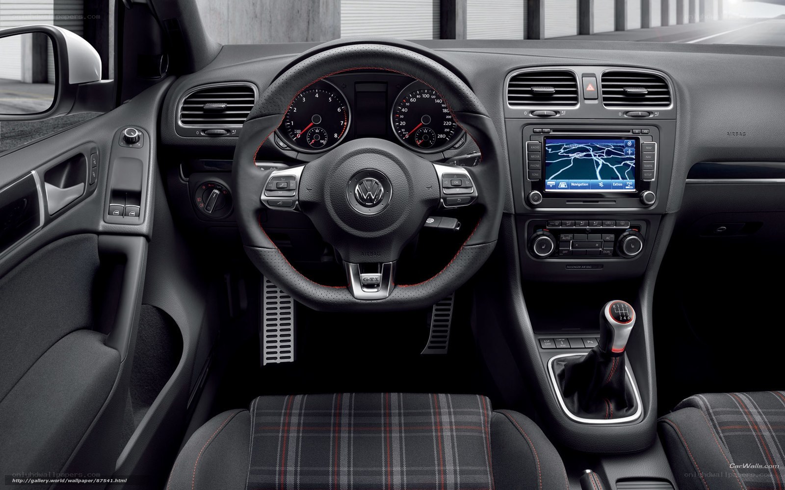 Volkswagen GTI interior dashboard