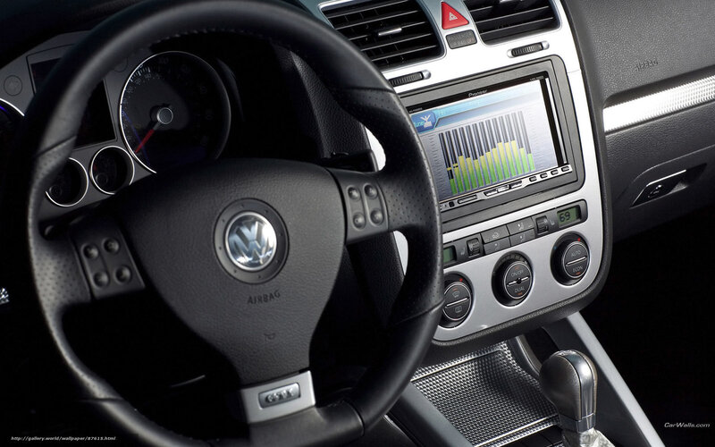 Volkswagen GTI interior dashboard