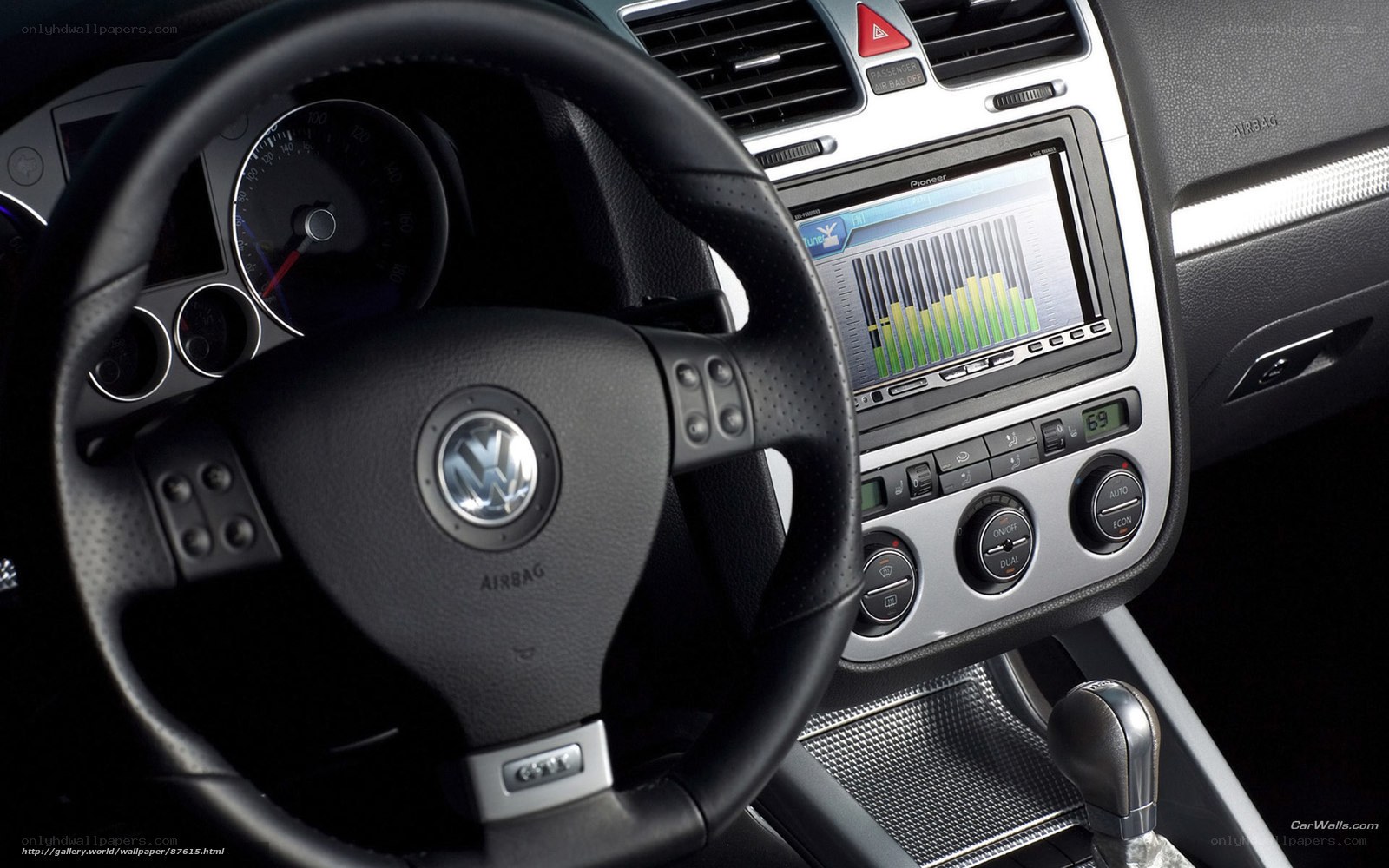 Volkswagen GTI interior dashboard