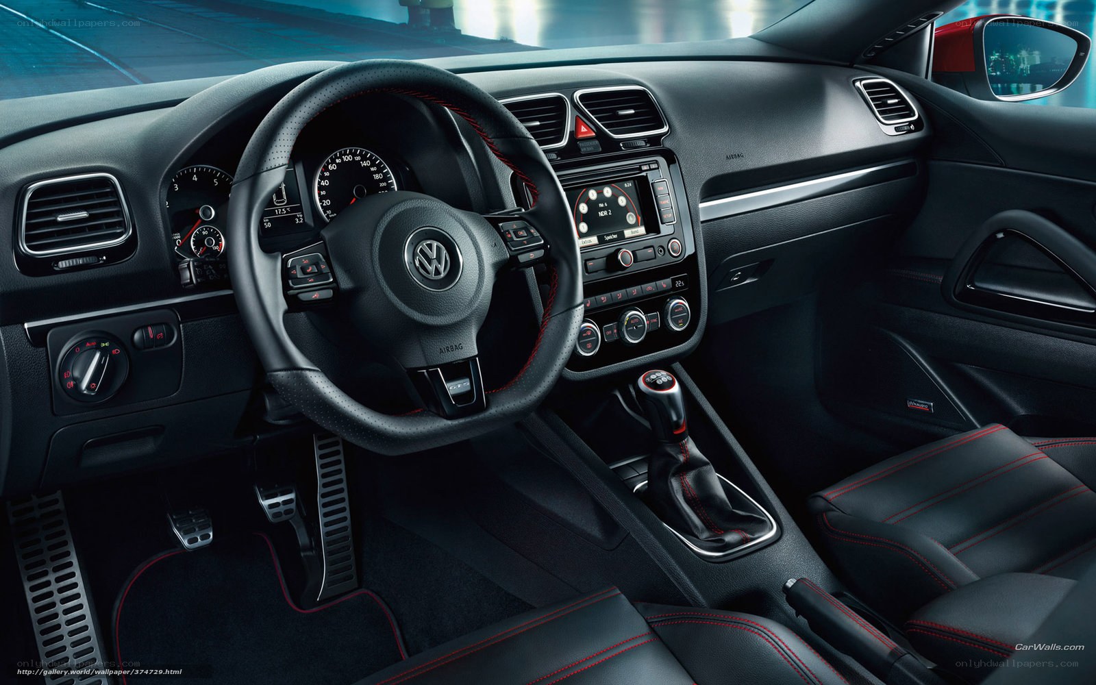 Volkswagen GTI interior dashboard