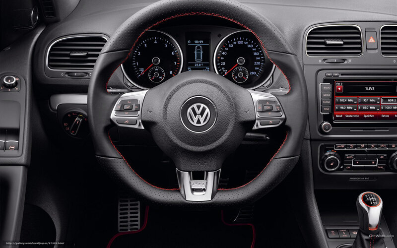 Volkswagen GTI interior dashboard