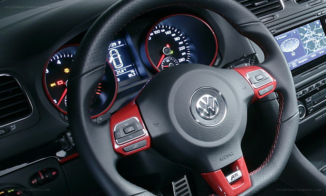 Volkswagen GTI steering wheel interior