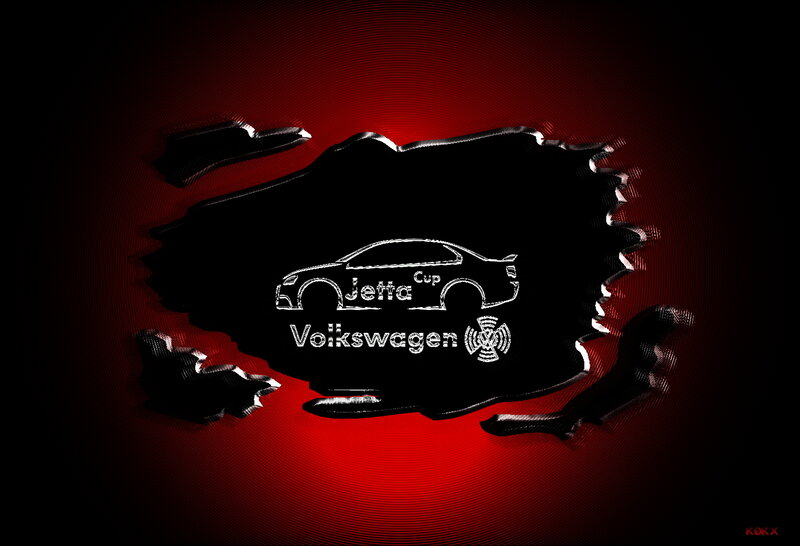 Volkswagen Jetta Cup Logo — Red