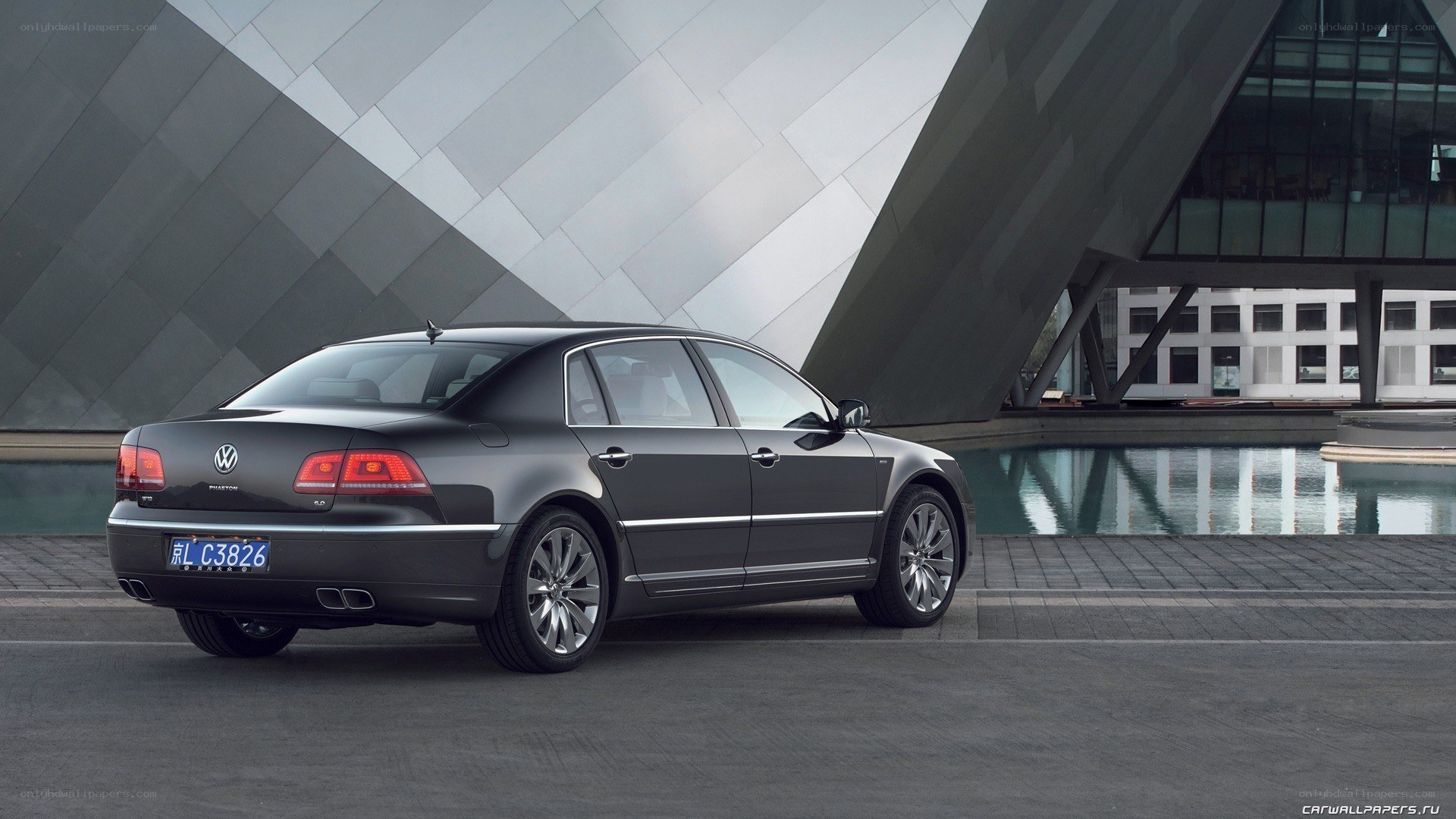 Volkswagen Phaeton in modern setting