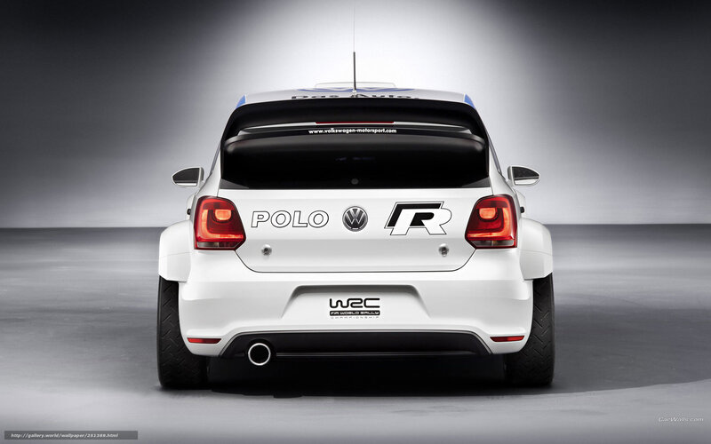 Volkswagen Polo R WRC rear view