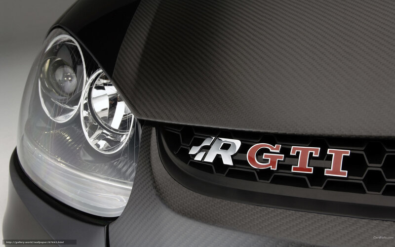 Volkswagen R GTI front emblem