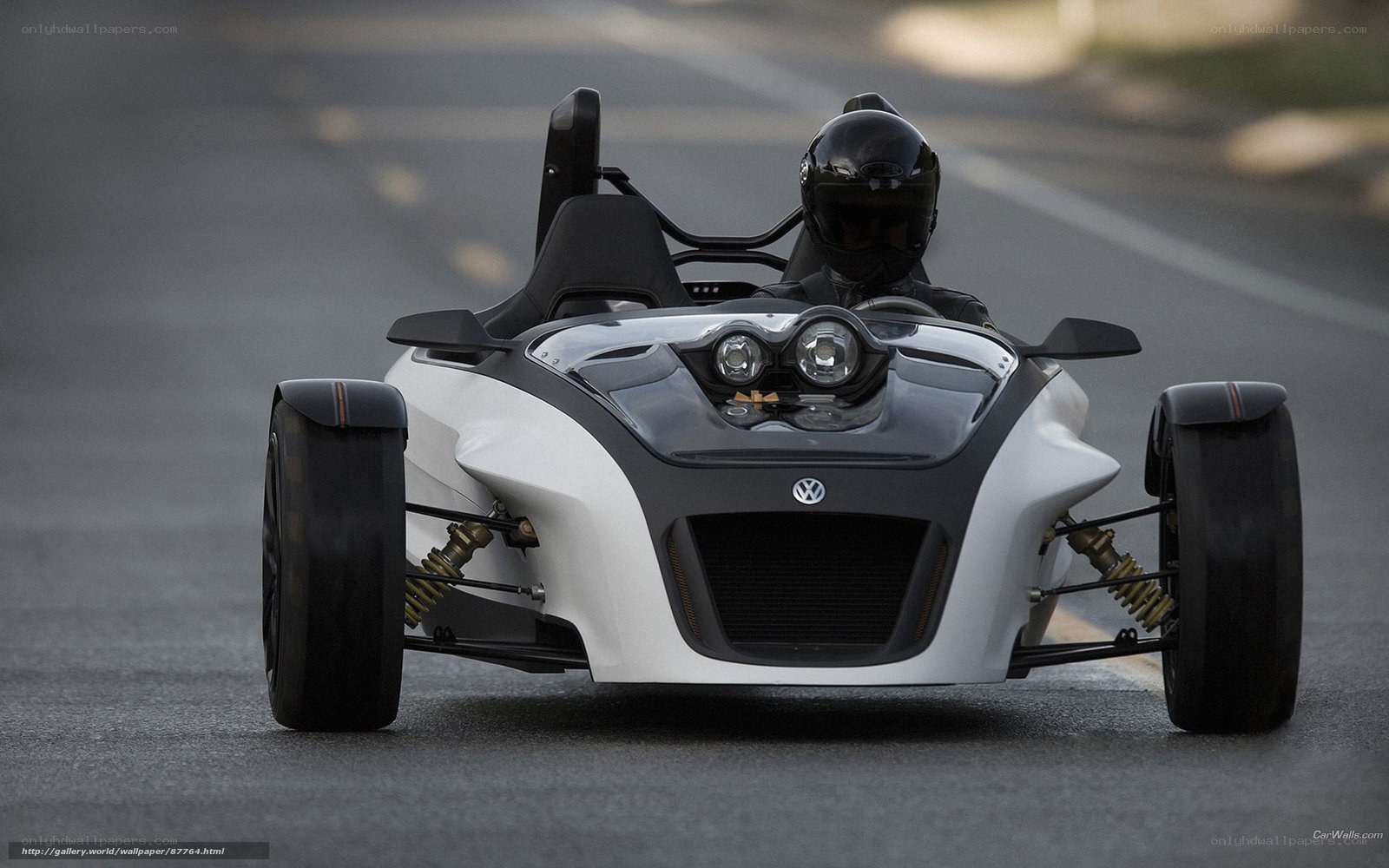 Volkswagen Racer on Road