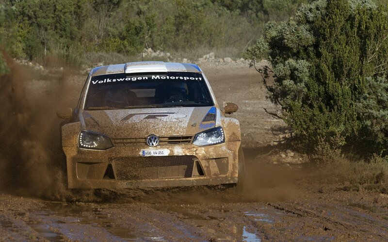 Volkswagen Rally Car — Brown