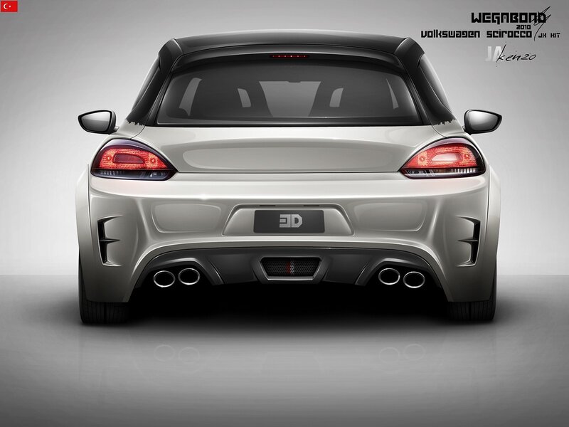 Volkswagen Scirocco rear view