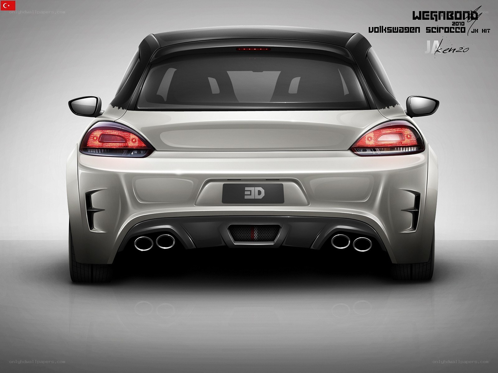 Volkswagen Scirocco rear view