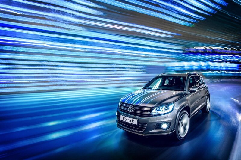 Volkswagen Tiguan R in motion