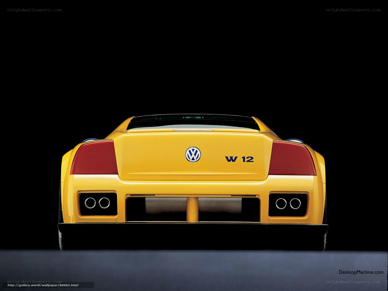 Volkswagen W12 rear view