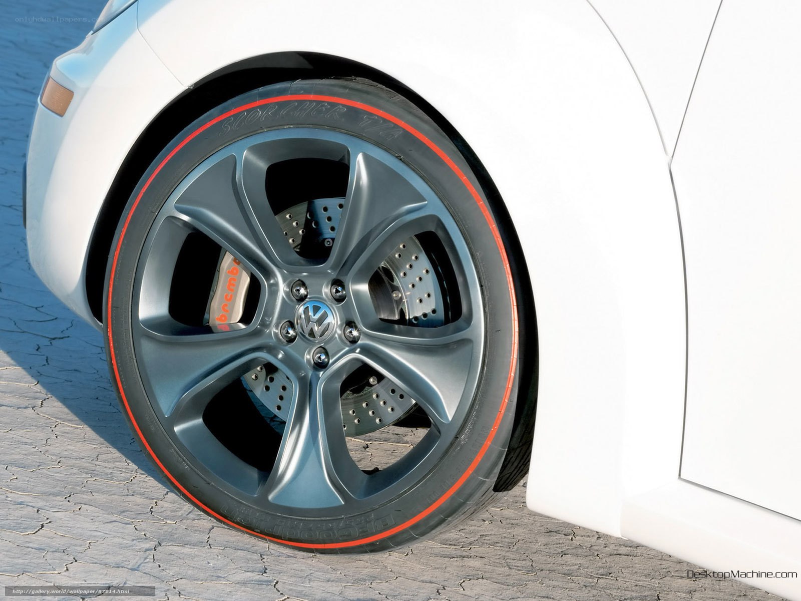 Volkswagen wheel detail