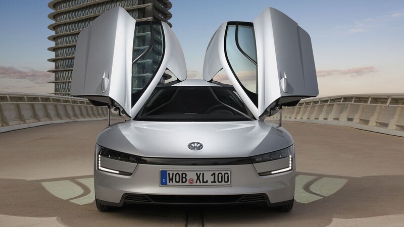 Volkswagen XL1 with open doors