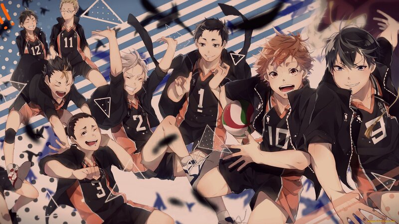 Volleyball Team Members — Black