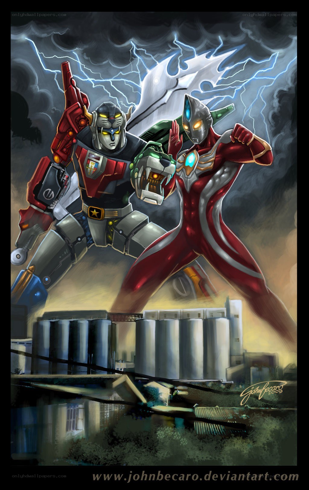 Voltron and Ultraman stand together