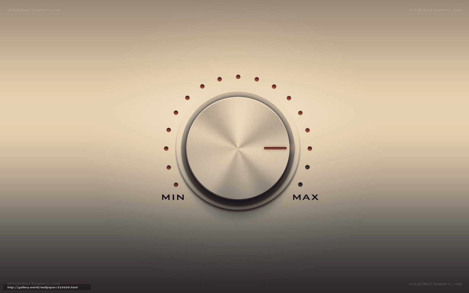 volume control knob