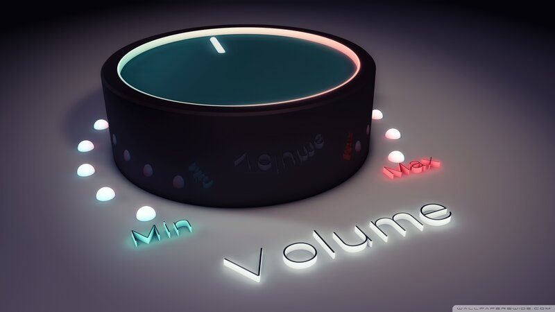 Volume Control Knob — Black
