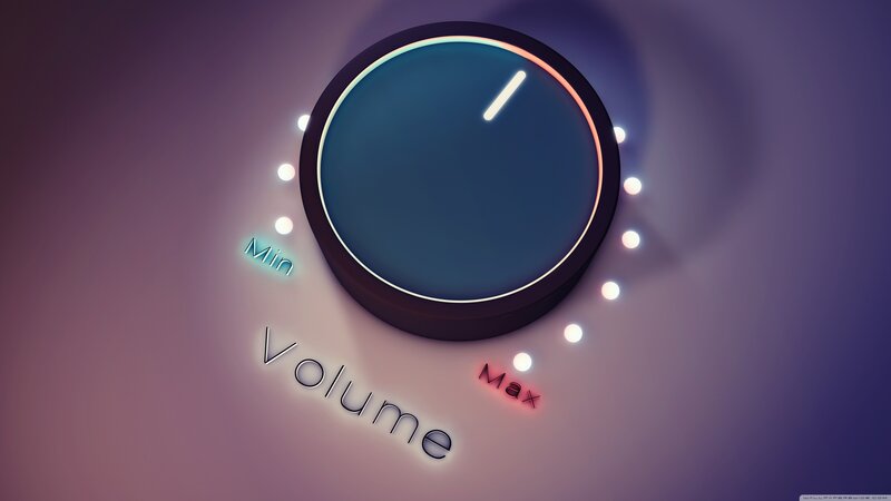 Volume Control Knob — Purple