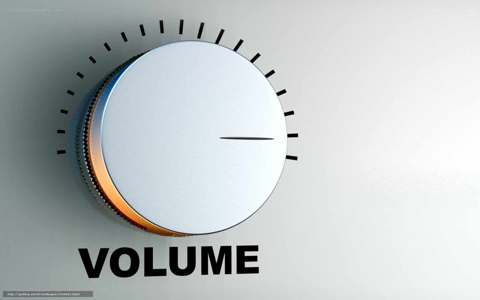 volume control knob