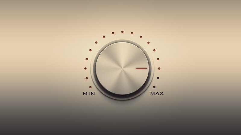 Volume Knob on Panel