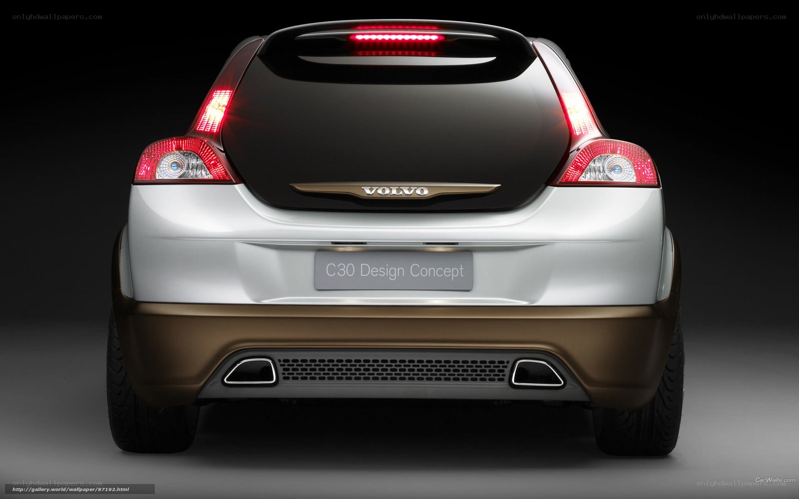 Volvo C30 Design Concept rear view