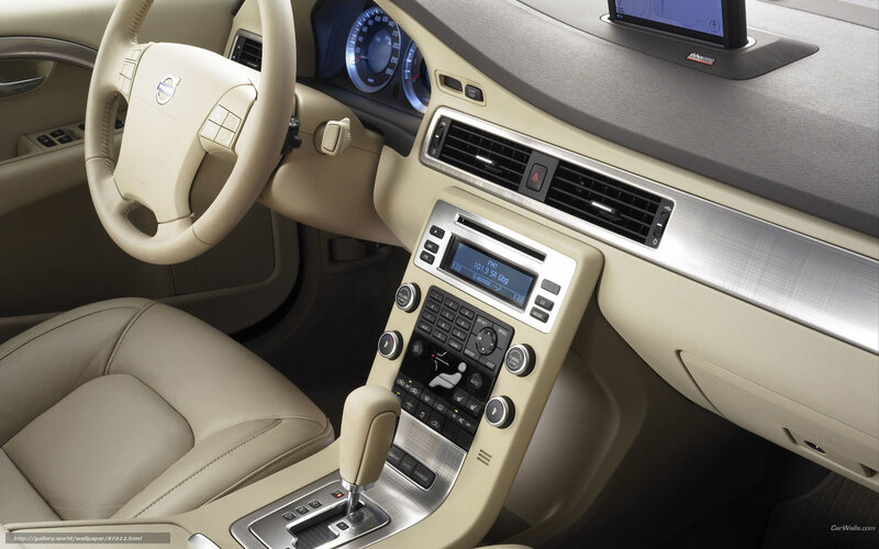 Volvo Car Interior — Beige, Neutral