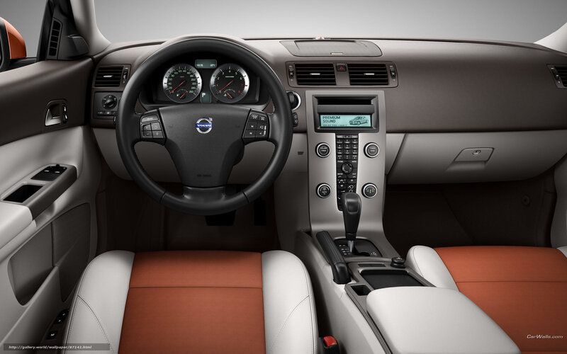 Volvo Car Interior — Brown