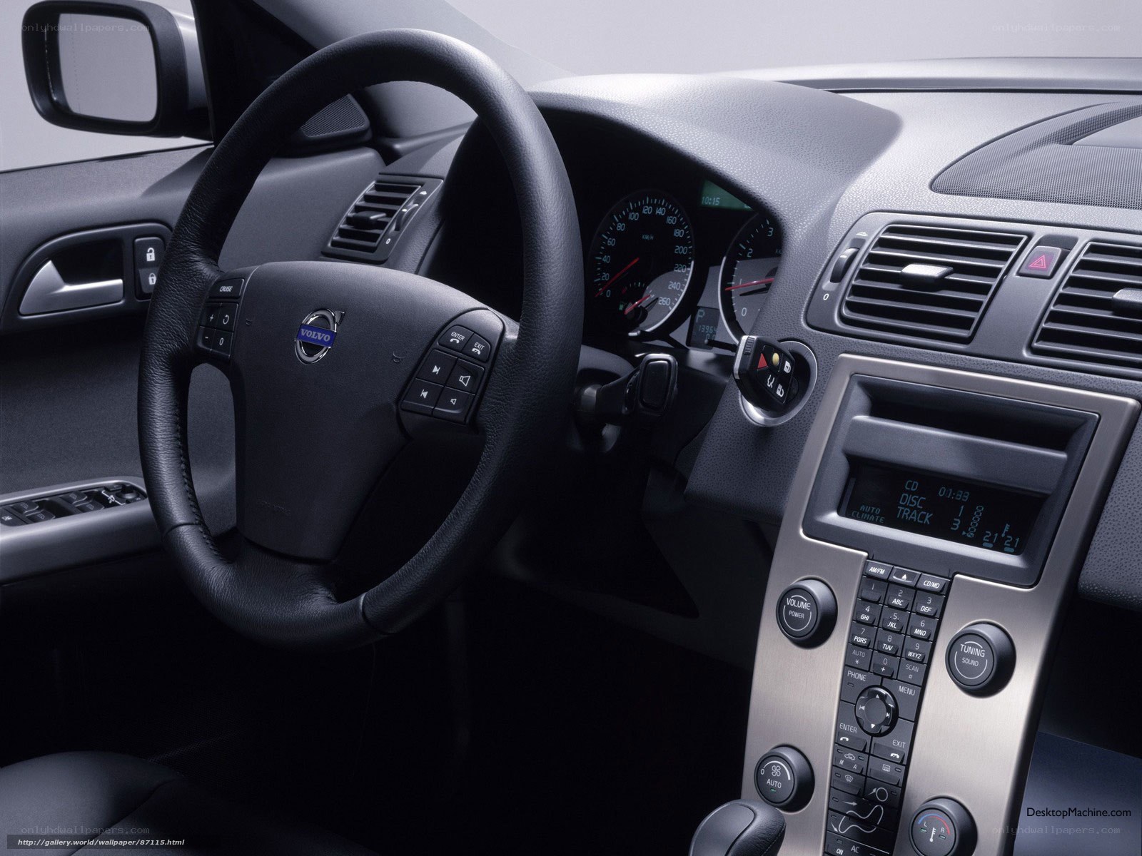 Volvo car interior dashboard