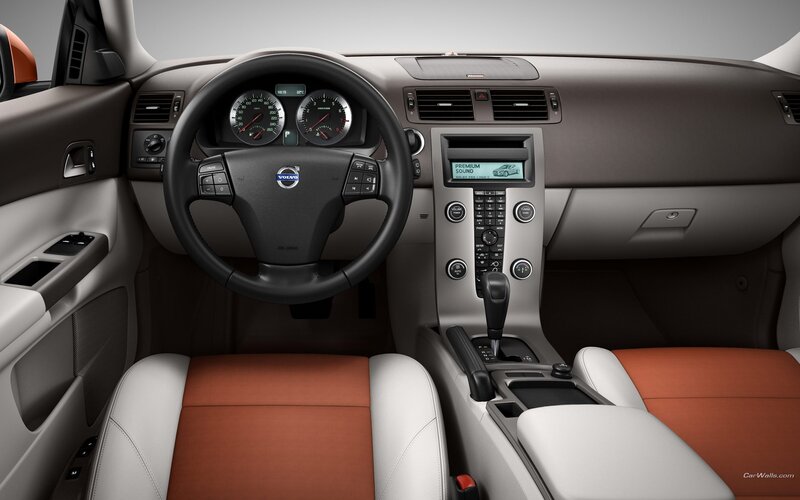 Volvo car interior dashboard