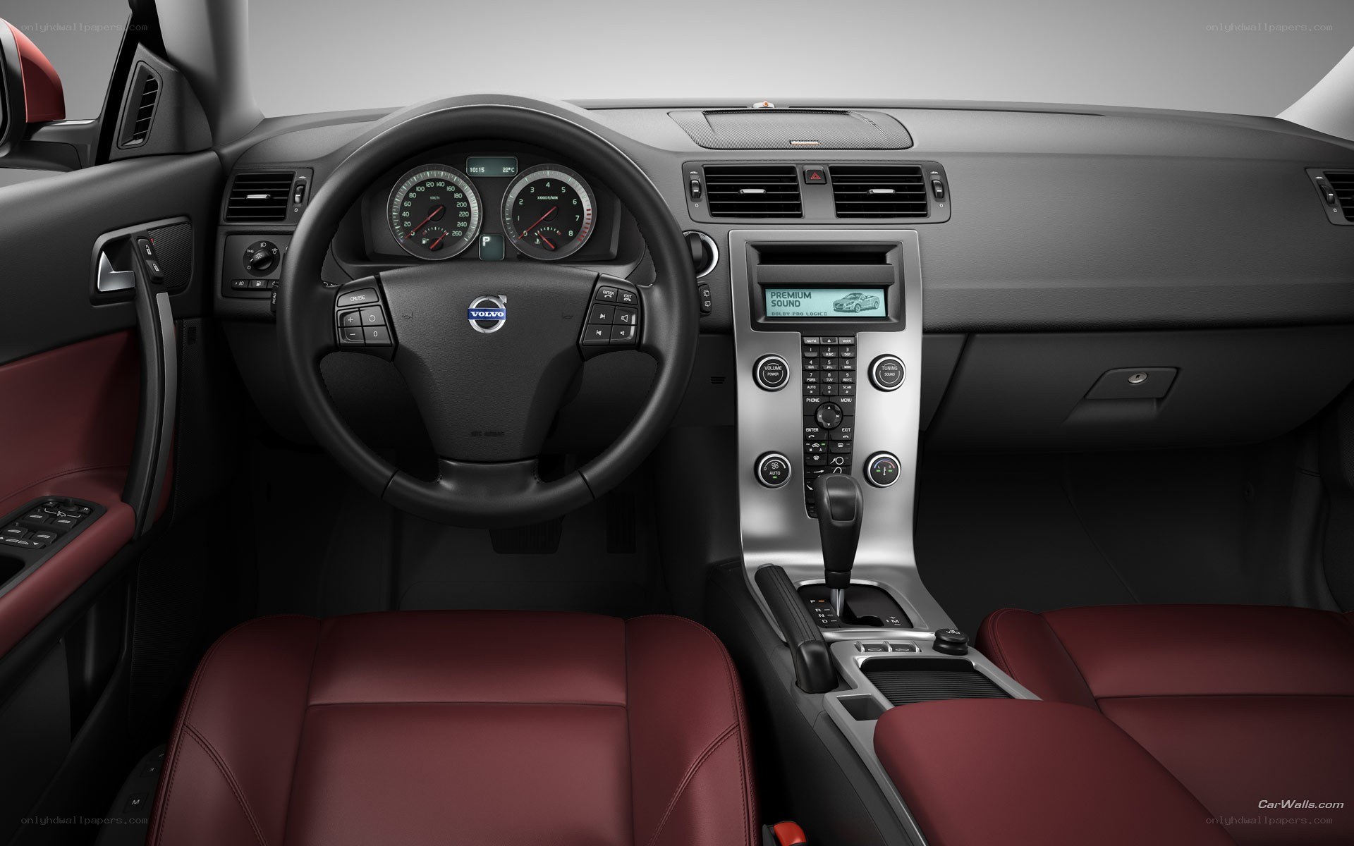Volvo car interior dashboard