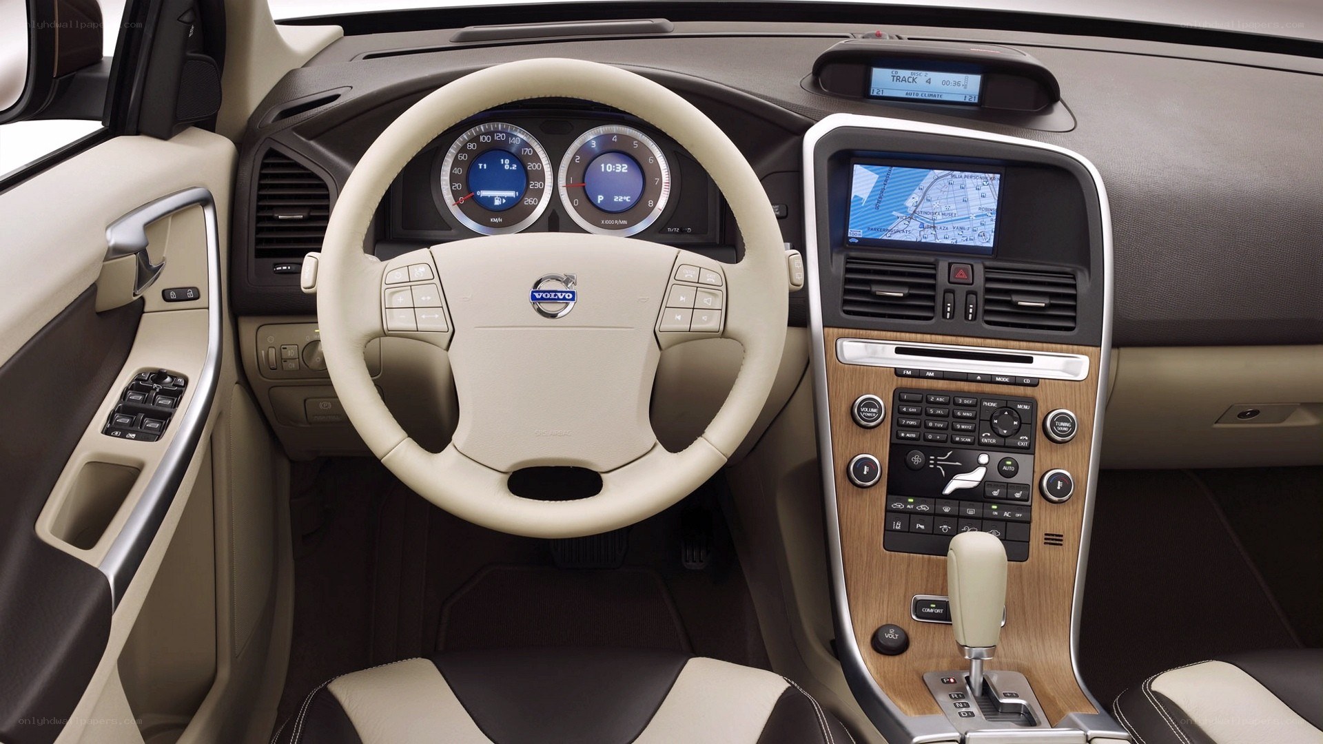 Volvo car interior dashboard