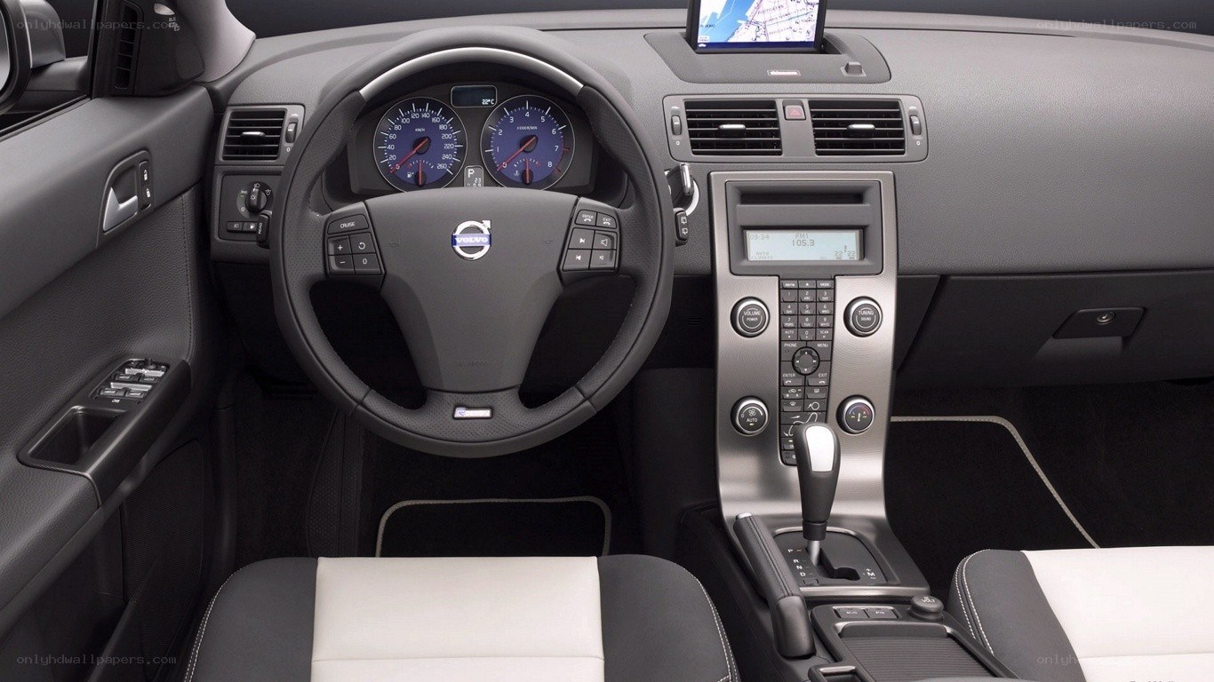 Volvo car interior dashboard