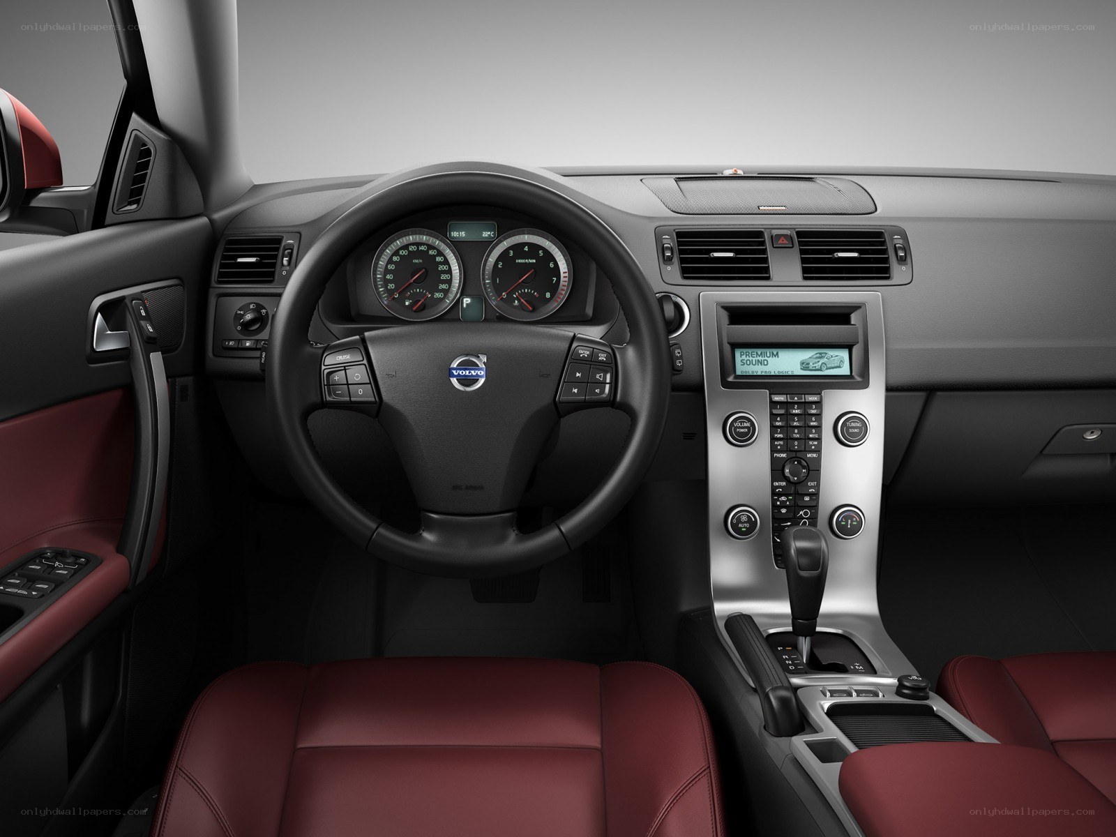 Volvo car interior dashboard