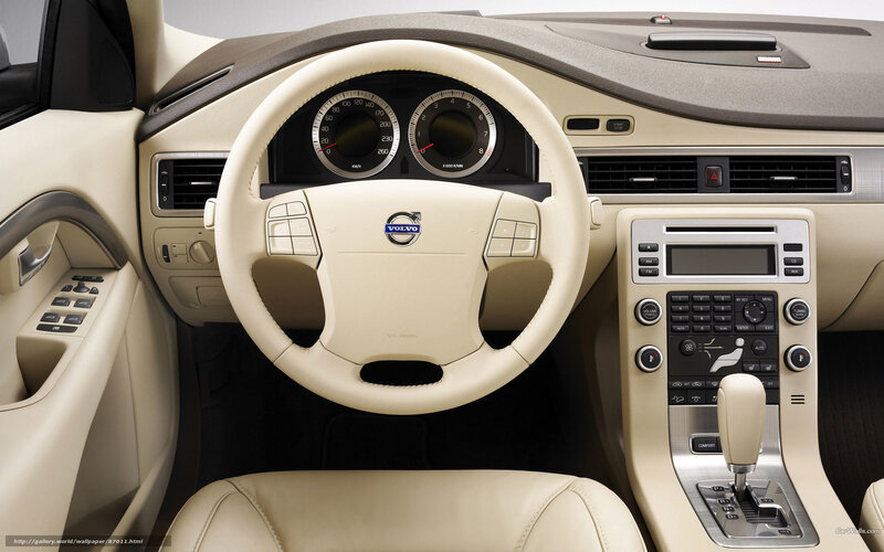 Volvo car interior dashboard