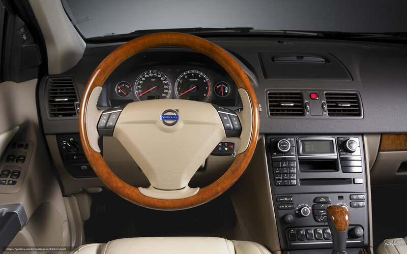 Volvo car interior dashboard