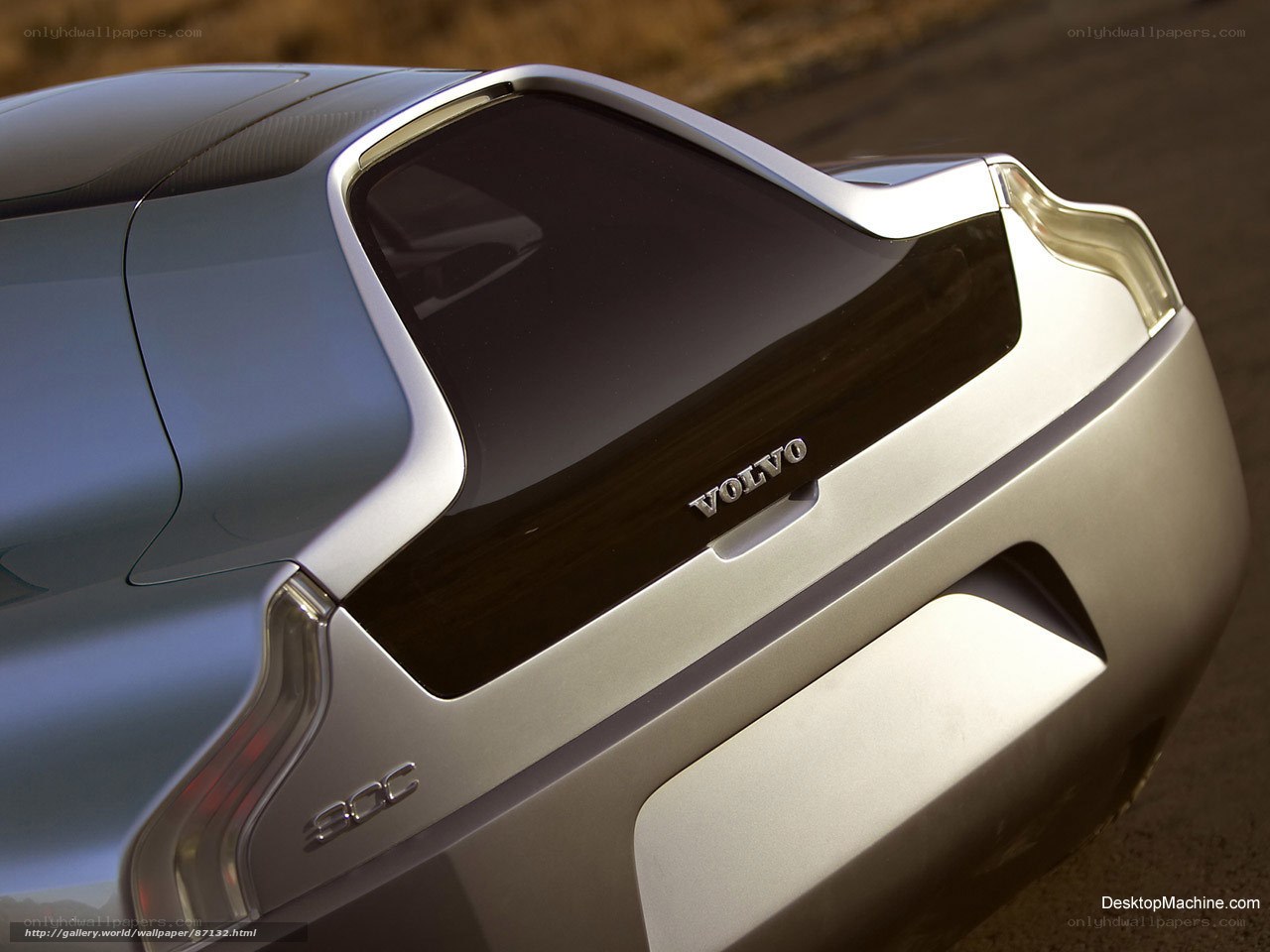 Volvo concept car rear view