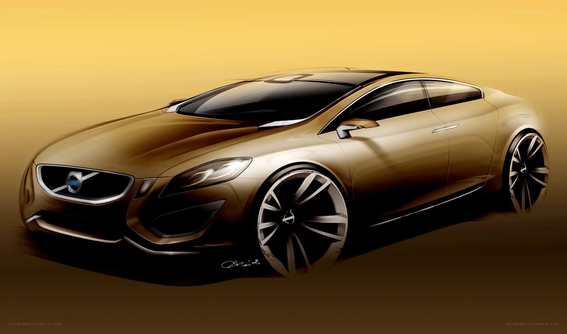 Volvo concept car sketch